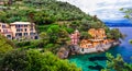 Scenic Ligurian coast of Italy - beautiful luxury Portofino.