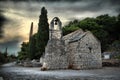 Scenic little chapel Nikola at the Marjan hill in Split