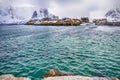 Scenic Lofoten Islands Archipelago Spring Scenery