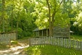 Scenic log cabin in Cades Cove. Royalty Free Stock Photo