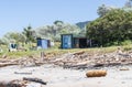 Scenic long beach at Waipiro Bay