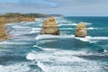 Scenic lookout in The Great Ocean Road, Twelve Apostles, Australia Royalty Free Stock Photo