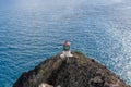 Scenic Makapuu Lighthouse vista, Oahu Royalty Free Stock Photo