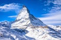 Scenic Matterhorn peak ridge in Zermatt, Valais Royalty Free Stock Photo