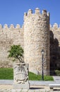 Scenic medieval city walls of Avila Royalty Free Stock Photo