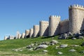 Scenic medieval city walls of Avila Royalty Free Stock Photo