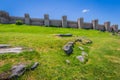 Scenic medieval city walls of Avila, Spain, UNESCO list Royalty Free Stock Photo