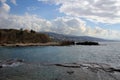 Mediterranean coast of ancient city Byblos view, Lebanon Royalty Free Stock Photo