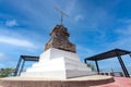 Scenic Mirador Cerro La Cruz Lookout with panoramic views of Puerto Vallarta and famous shoreline with ocean beaches and