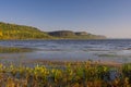 Mississippi River and Lake Pepin Scenic Autumn Landscape Royalty Free Stock Photo