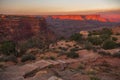 Scenic Moab Canyonlands National Park Sunset Royalty Free Stock Photo