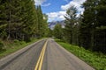 Scenic Montana Road Royalty Free Stock Photo