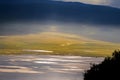 Lake Magadi, also called Makat, center of Ngorongoro Crater Conservation Area in Tanzania Royalty Free Stock Photo