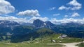 Scenic Mount Pic in the Dolomites, a famous tourist destination in Italy