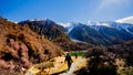 Scenic Mountain along Lake Pukaki to Mount Cook National Park, South Island, New Zealand. Royalty Free Stock Photo