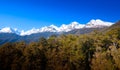 Scenic Mountain along Lake Pukaki to Mount Cook National Park, South Island, New Zealand. Royalty Free Stock Photo