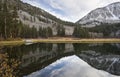 Scenic mountain lake,High Sierra lake Royalty Free Stock Photo