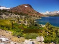 Scenic Mountain Lake, Sierra Nevada Mountains Royalty Free Stock Photo