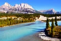 Scenic mountain landscape Canada Royalty Free Stock Photo