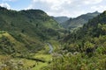 Scenic Mountain landscapes against sky in rural Kenya, Aberdare Ranges