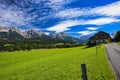 Scenic mountain view - rocky mountain also known the steinernen meer