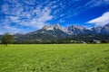 Scenic mountain view - rocky mountain also known the steinernen meer