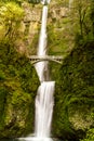 Scenic Multnomah Falls in Oregon Royalty Free Stock Photo