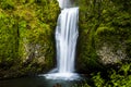 Scenic Multnomah Falls in Oregon Royalty Free Stock Photo