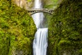 Scenic Multnomah Falls in Oregon Royalty Free Stock Photo