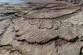 Scenic natural rock formation at the Pelican Point, Crystal Cove Beach, Newport Coast, Newport Beach, California Royalty Free Stock Photo