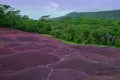 Scenic Natural Wonder of Chamarel plain at Mauritius Royalty Free Stock Photo