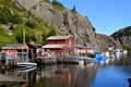 The scenic neighborhood of Quidi Vidi in St. John`s, Newfoundlan