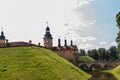 Scenic Nesvizh Castle in Belarus. Royalty Free Stock Photo