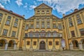 Scenic Nesvizh Castle in Belarus