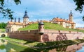Scenic Nesvizh Castle in Belarus Royalty Free Stock Photo