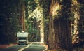 Scenic Northern California RV Motorhome Road Trip Royalty Free Stock Photo