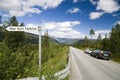 Scenic Norwegian roadway