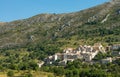 Scenic old hilltop village in Provence region of France Royalty Free Stock Photo