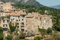 Scenic old hilltop village in Provence region of France Royalty Free Stock Photo