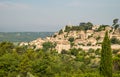 Scenic old hilltop village in Provence region of France Royalty Free Stock Photo