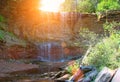 Scenic Ontario waterfalls, Ontario Royalty Free Stock Photo