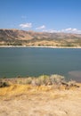 Scenic overlook of Echo Reservoir in Utah