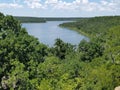 Lake Mineral Wells Scenic Overlook Royalty Free Stock Photo