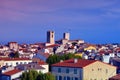 Scenic overview over the city of antibes, france