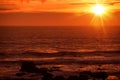 Scenic Pacific Ocean Sunset