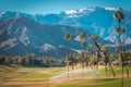 Scenic Palm Desert Landscape California Royalty Free Stock Photo