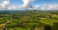 Scenic panaramic views from Gortin Glens, Omagh Royalty Free Stock Photo