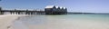 Scenic Panorama of Busselton Jetty West Australia Royalty Free Stock Photo