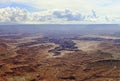 Scenic panorama from Grand view point in Canyonlands National Park, Utah, USA Royalty Free Stock Photo