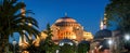 Scenic panorama of the Hagia Sophia at night, Istanbul, Turkey Royalty Free Stock Photo